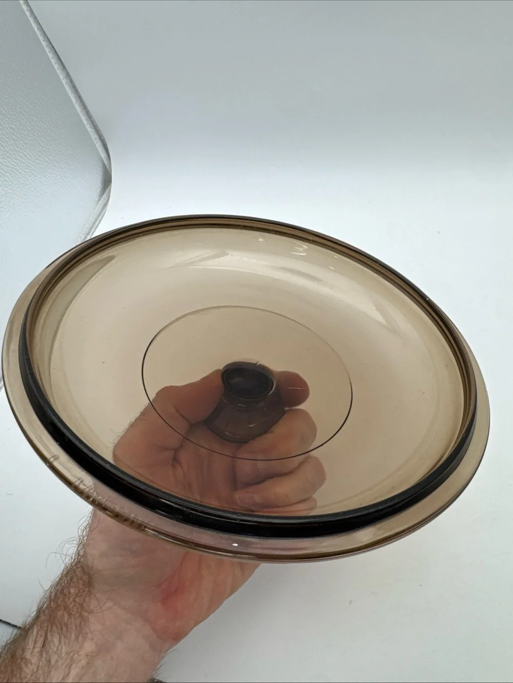 Corning Ware Visions Amber Glass Pyrex Cookware 2.5L Sauce Pan Pot w/ Pyrex Lid